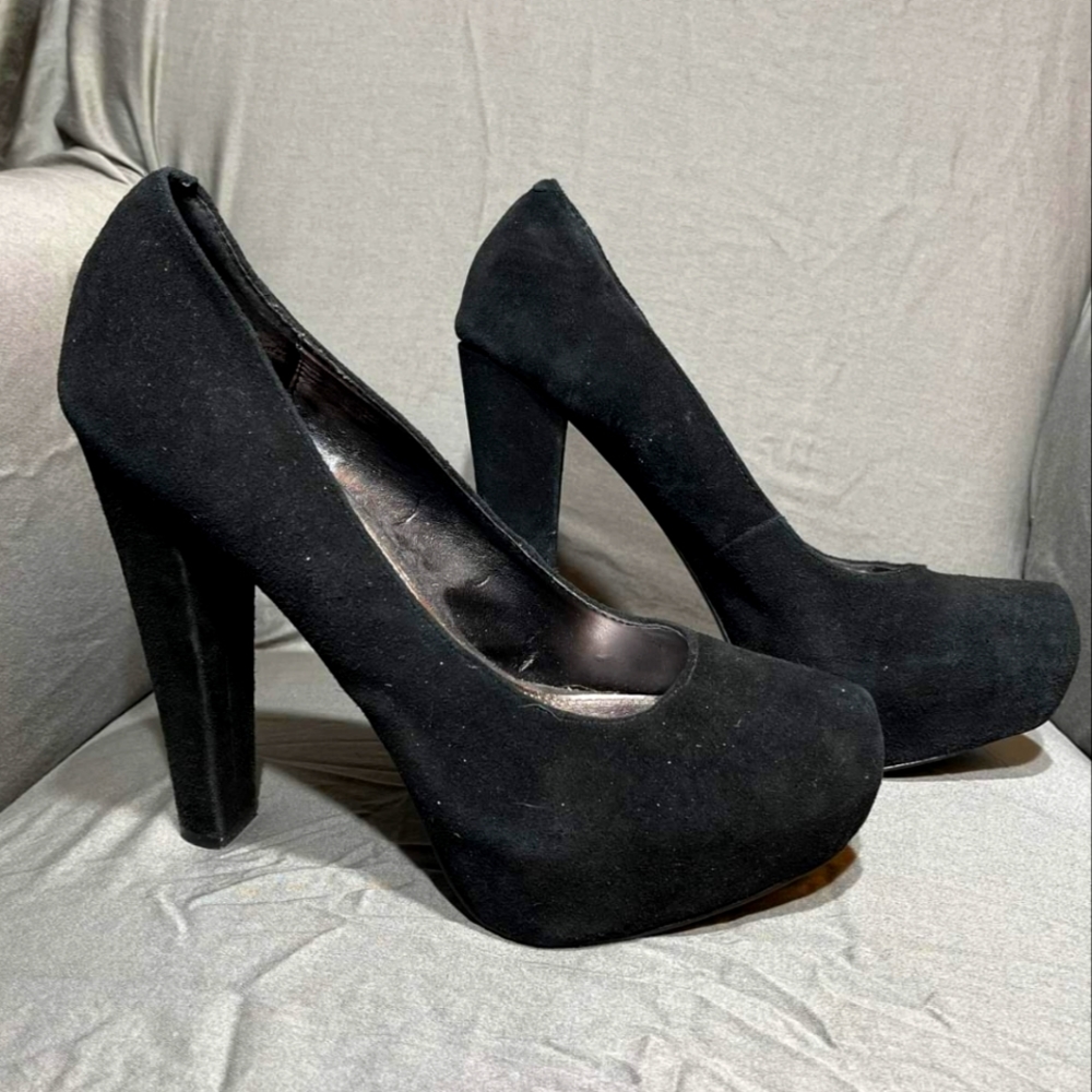 Black Baker Heels
